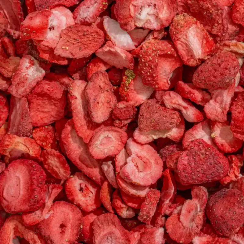 25g økologisk frysetørket jordbær i skiver / NutriPur