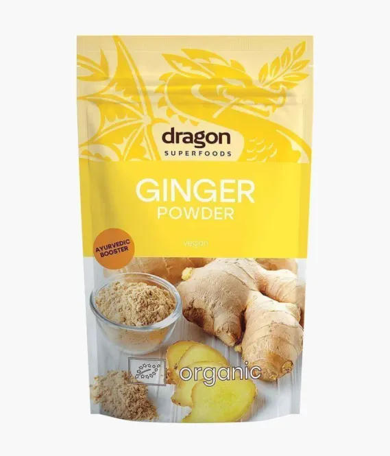 Hovedbilde Organic Ginger Powder 200g / Dragon Superfood