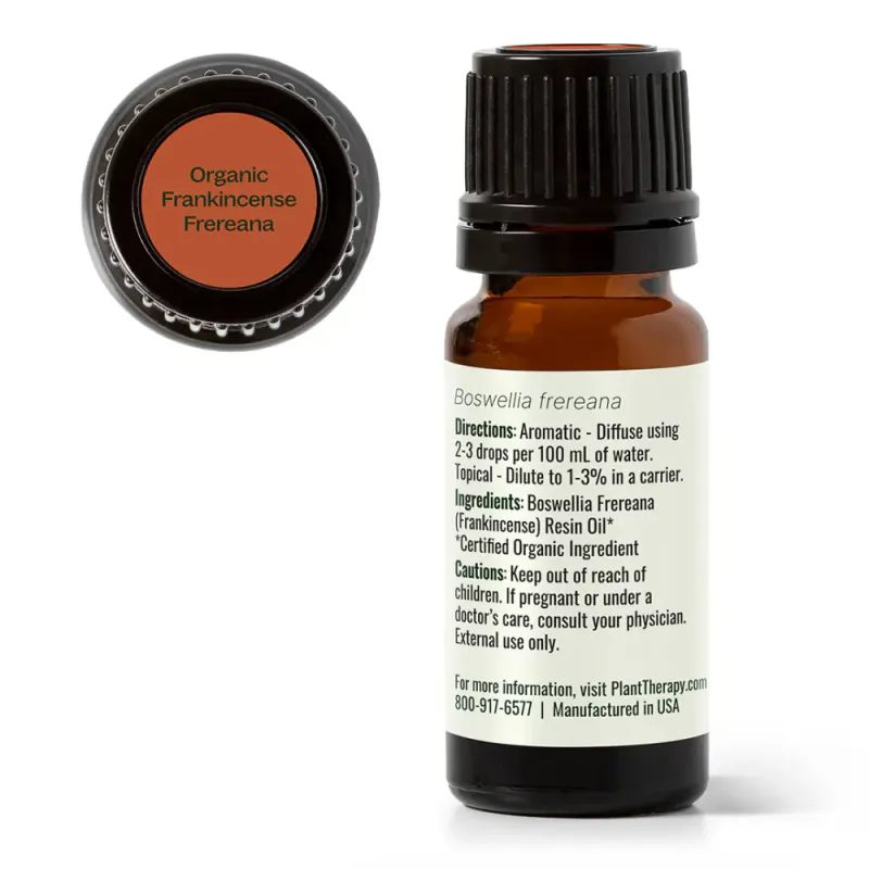 Røkelse Frereana, økologisk eterisk olje 10ml / Plant Therapy