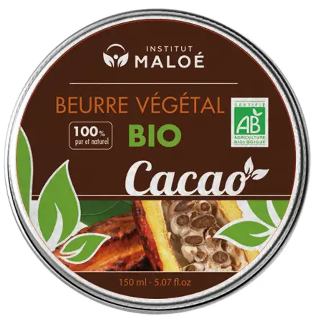 Hovedbilde Økologisk kakaosmør 150 ml / Institut Maloe