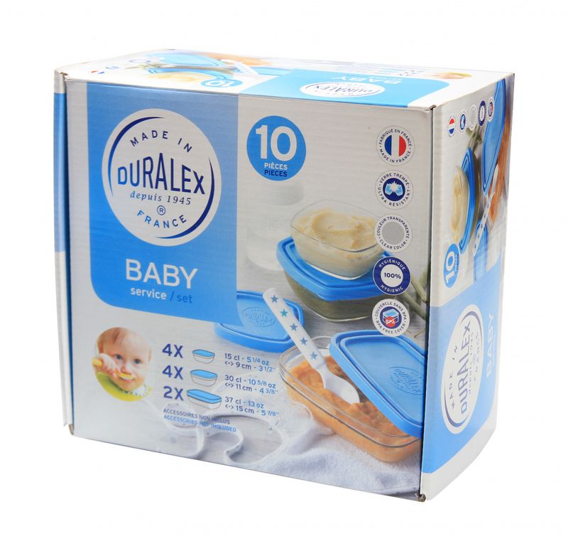 10-pk glassbeholdere Baby, Duralex