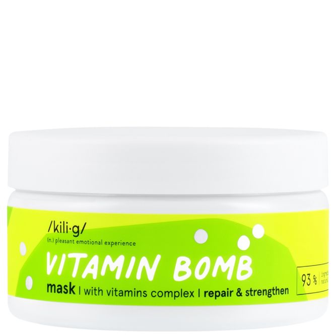 Hovedbilde VITAMIN BOMB hairmask - repair & strengthen 200ml / kili·g 