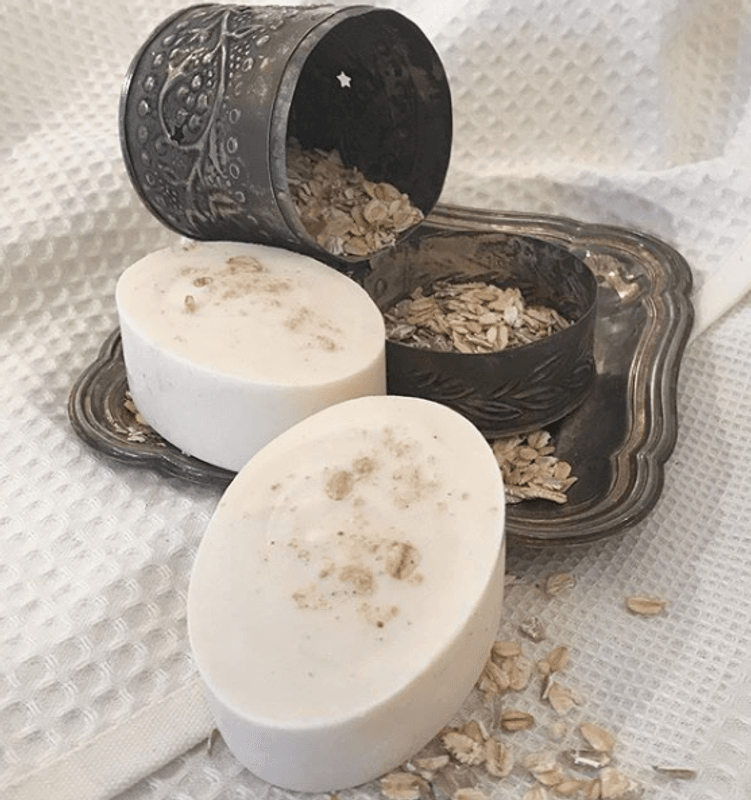 Mild ansiktssåpe med havre ca. 100 g /Grims Have