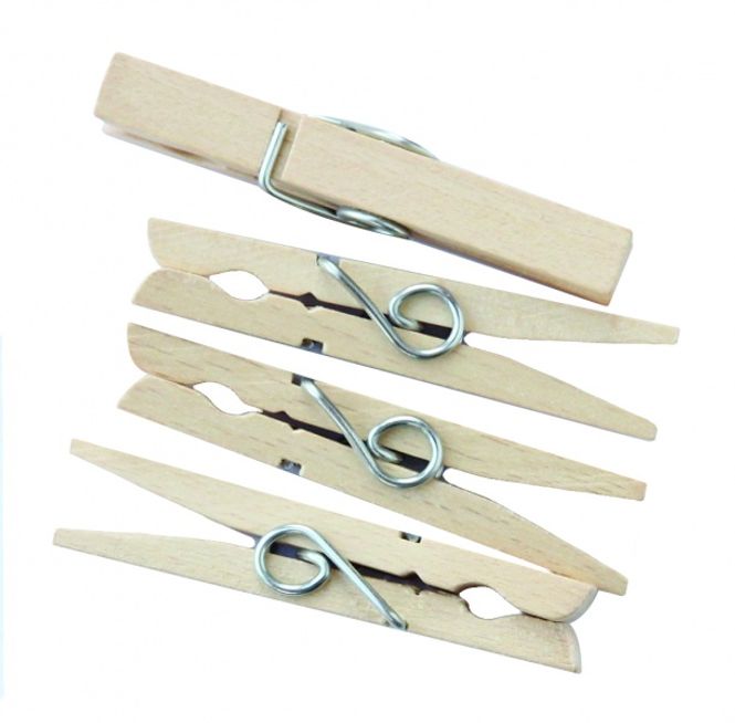 Hovedbilde 1 stk klesklype i tre / La droguerie écologique®