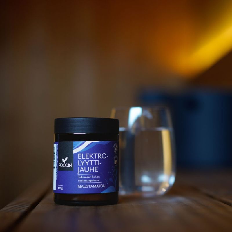 Electrolyte Powder - uten smak 120g / FOODIN