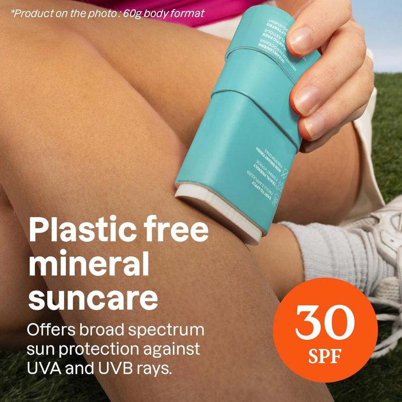 SPF 30 Unscented Mineral Sunscreen Stick 60g / ATTITUDE