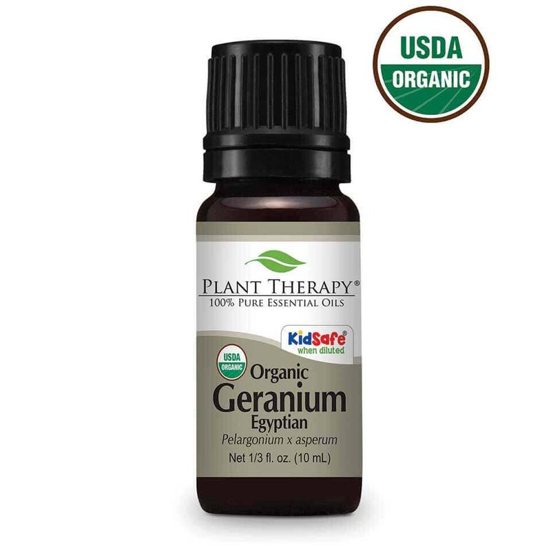 Geranium eterisk olje 10 ml, økologisk / Plant Therapy