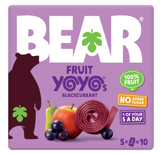Hovedbilde 5-pk Fruktrull med solbær, Yo-Yo`s 5 x 20g / BEAR