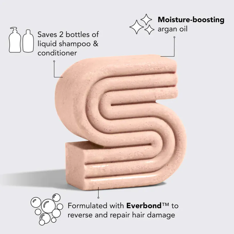 Repairing Argan Oil Shampoo Bar 91g / Kitsch