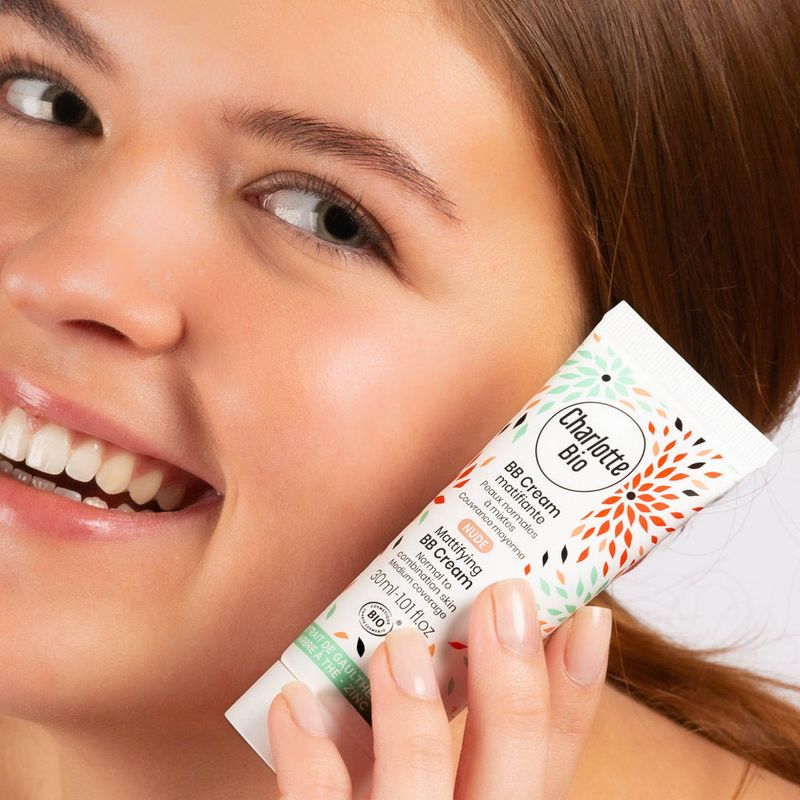 Økologisk Mattyfing BB-Cream, Nude 30ml / Charlotte Bio 