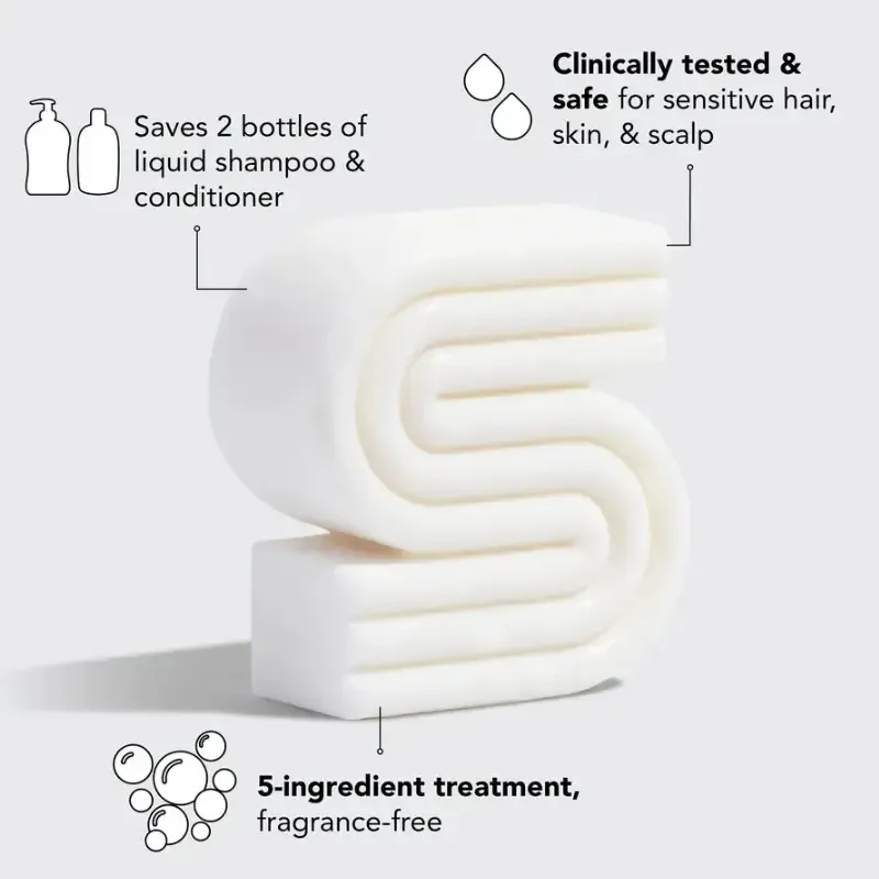 Ultra Sensitive Shampoo & Body Wash Bar 91g / Kitsch