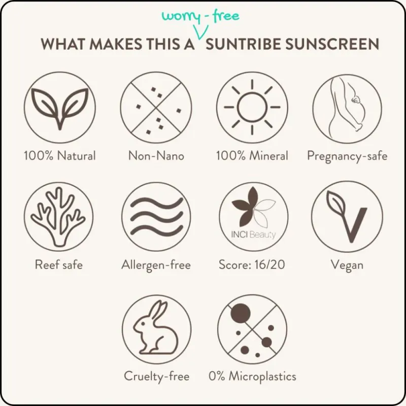 Daily Mineral UV Shield Spf 50 -lnvisible 50ml / Suntribe 
