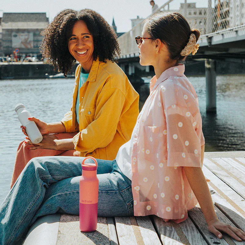 355ml Rise Vacuum Classic Arch Loop, Pink Lemonade / Klean Kanteen