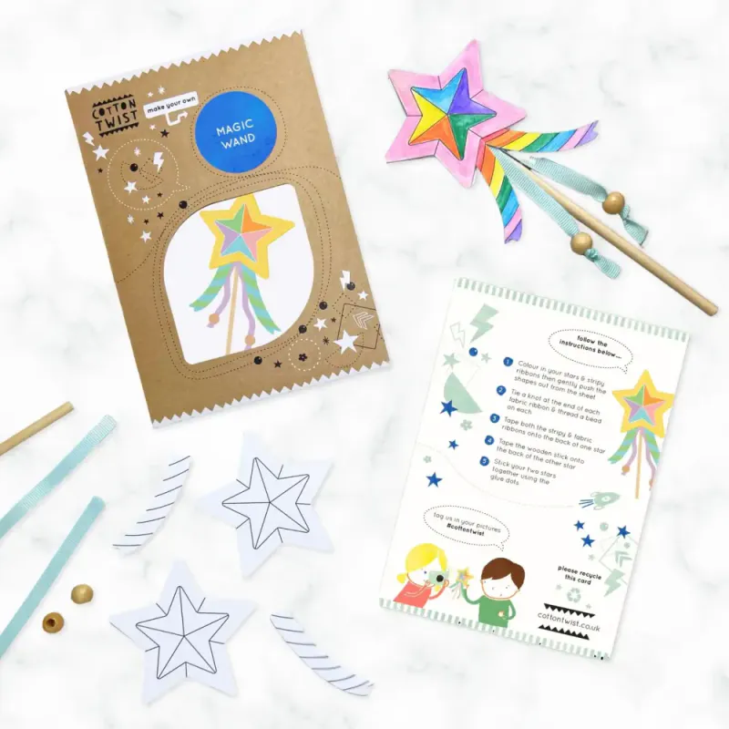 Magic Wand - lag din egen tryllestav / Cotton Twist