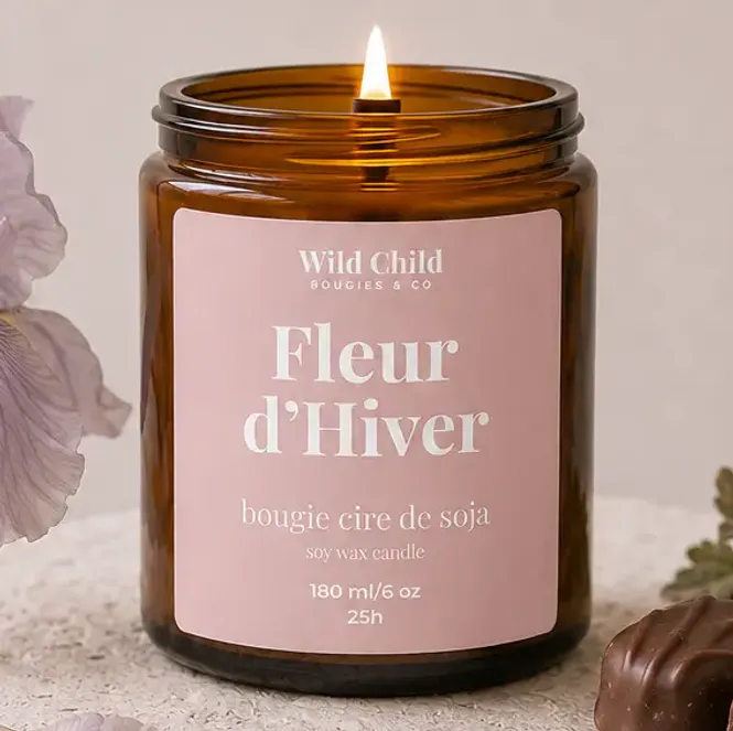 Hovedbilde Winter Flower Duftlys 25t,  WILD CHILD Bougies & Co