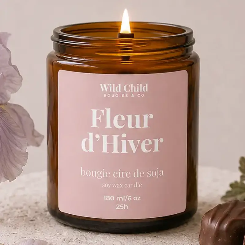 Winter Flower Duftlys 25t,  WILD CHILD Bougies & Co
