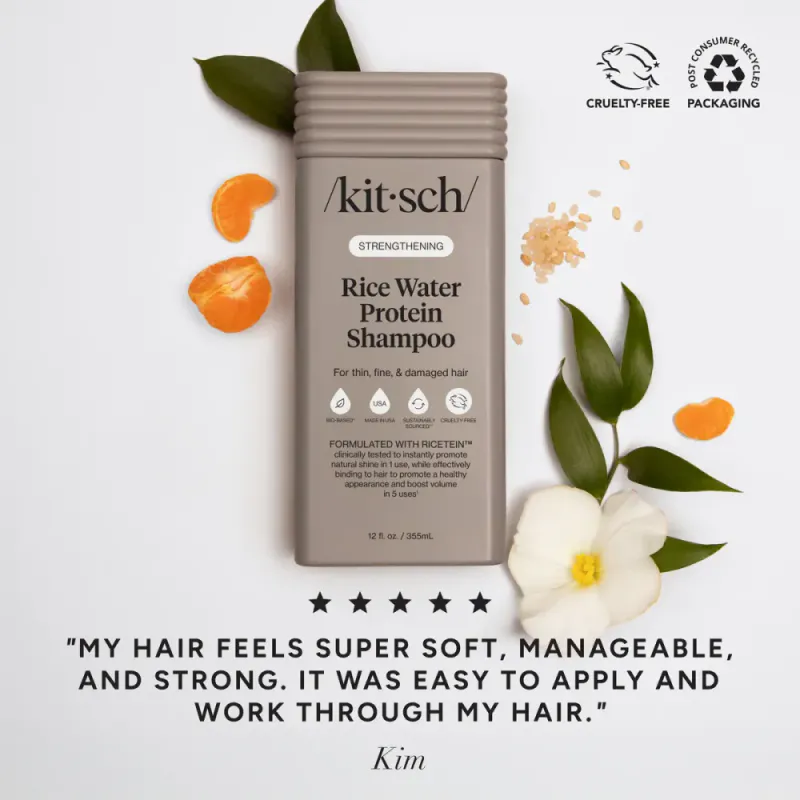 Strengthening Rice Water Shampoo 355ml / Kitsch