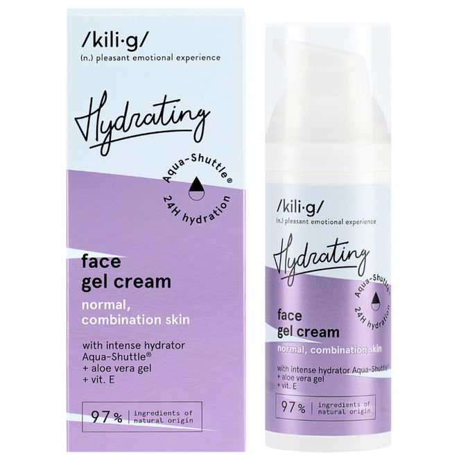 Hovedbilde HYDRATING face gel cream - normal, combination skin 50ml / kili·g 