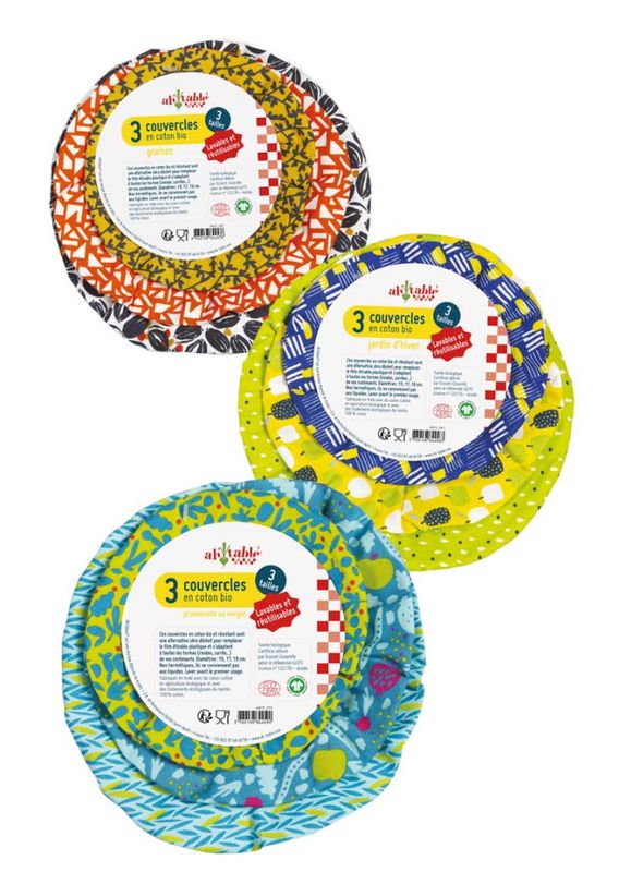 3-pk bolletrekk PLANTS - økologisk bomull / Ahtablé