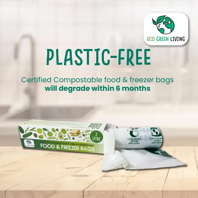 2 L Food & Freezer Bags, 35 bags / Eco Green Living