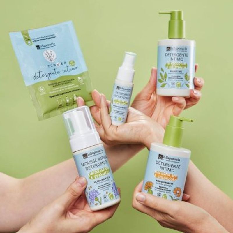 1000ml Balancing Intimate Cleanser, Burdock & Calendula / La Saponaria