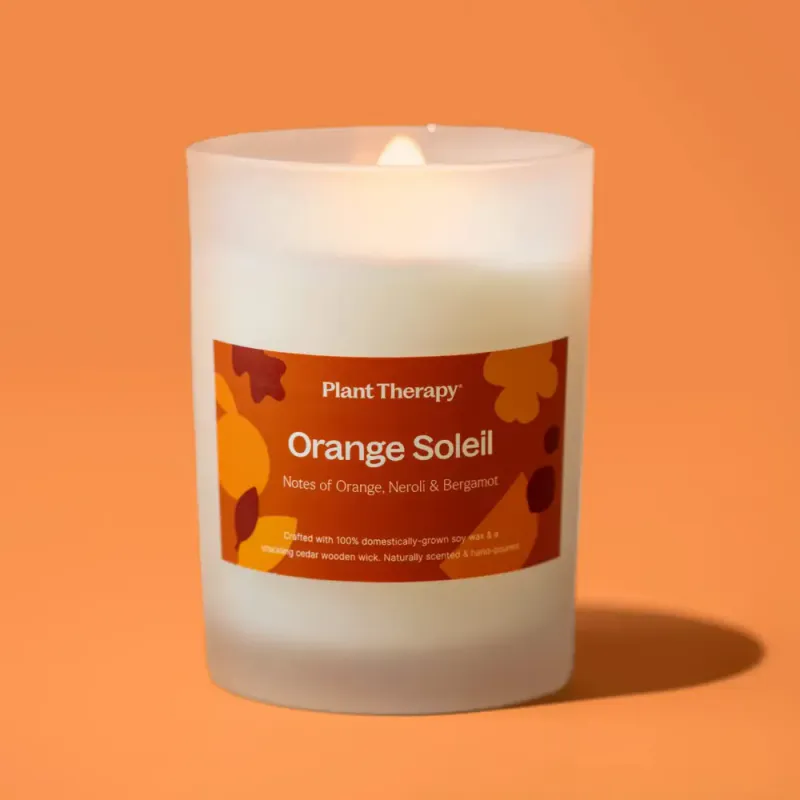 Orange Soleil - naturlig duftlys / Plant Therapy