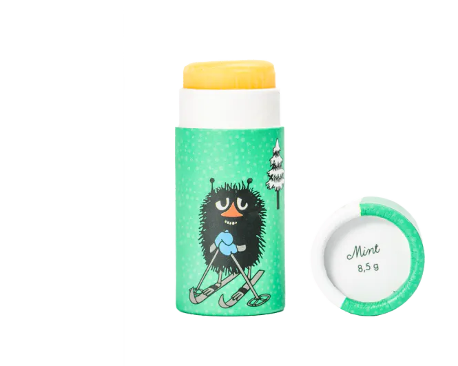 Hovedbilde Økologisk leppepomade, Mint 8.5g / Moomin By G&L