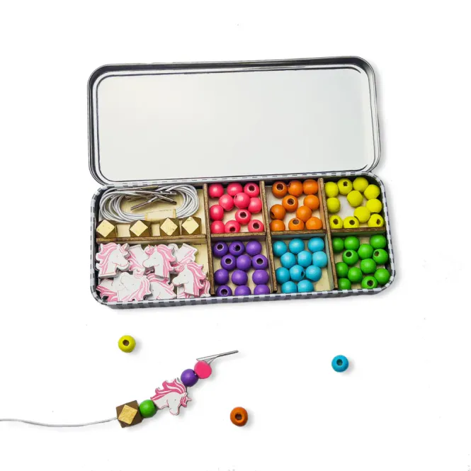 Hovedbilde Unicorn Bracelet Beading Kit / Cotton Twist
