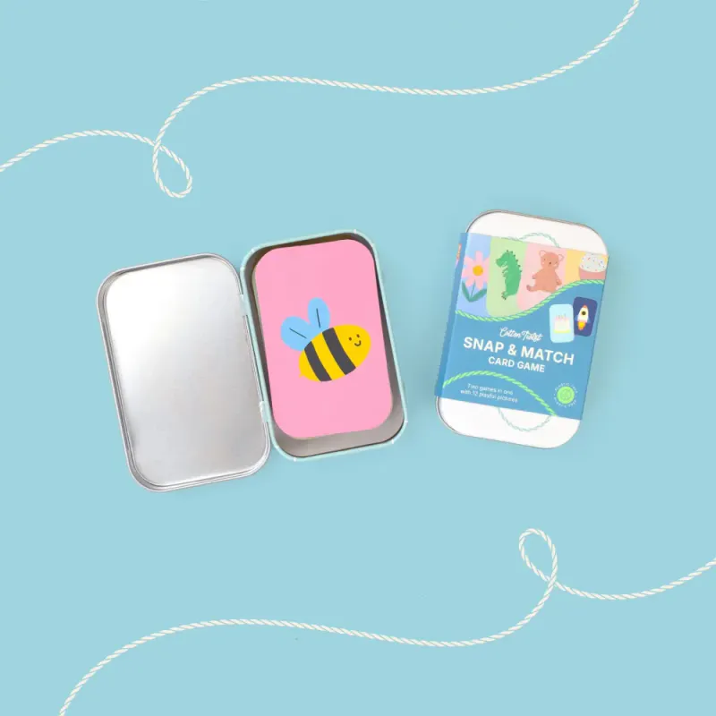 Snap & Match Card Game, 2-i-1 Kortspill / Cotton Twist