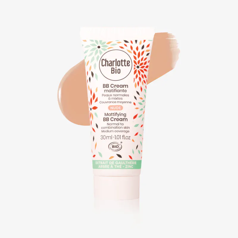 Økologisk Mattyfing BB-Cream, Nude 30ml / Charlotte Bio 
