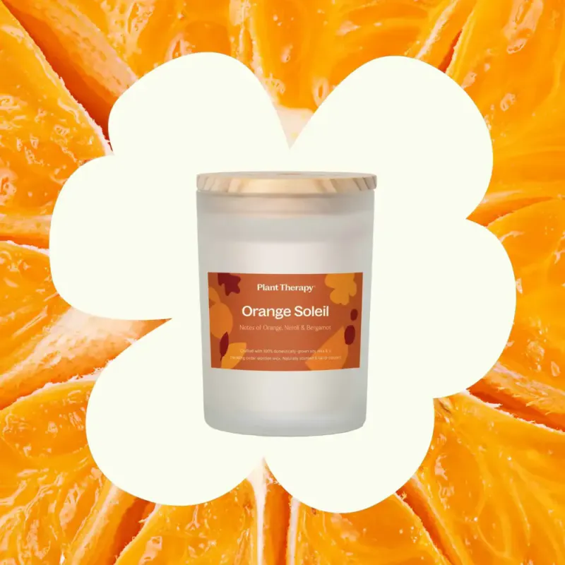Orange Soleil - naturlig duftlys / Plant Therapy