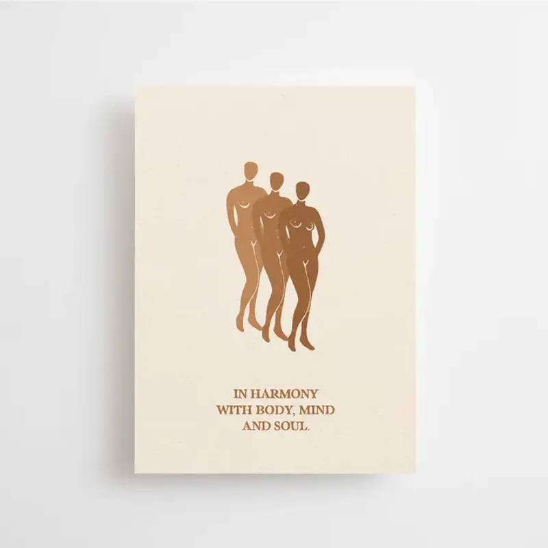 In Harmony with Body, Mind & Soul - Mini Card / Anna Cosma