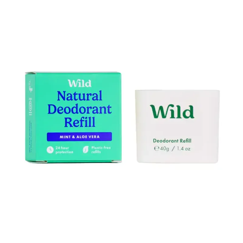 REFILL deodorant, Mint & Aloe Vera / Wild