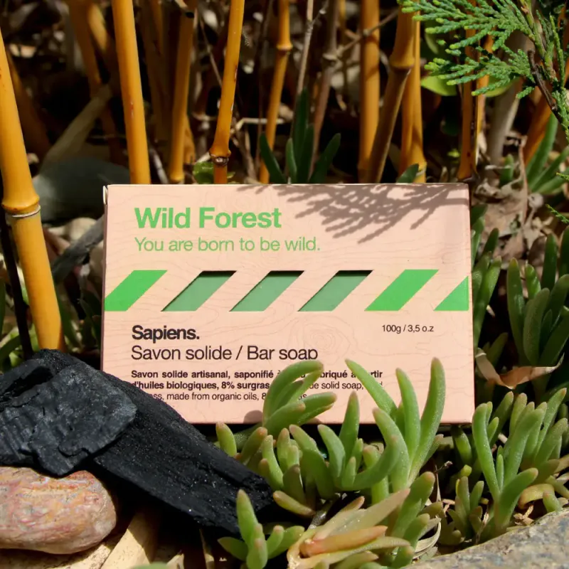 Organic Bar Soap - Wild Forest 100g / Sapiens