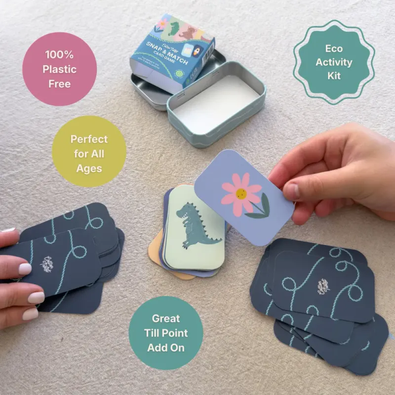 Snap & Match Card Game, 2-i-1 Kortspill / Cotton Twist