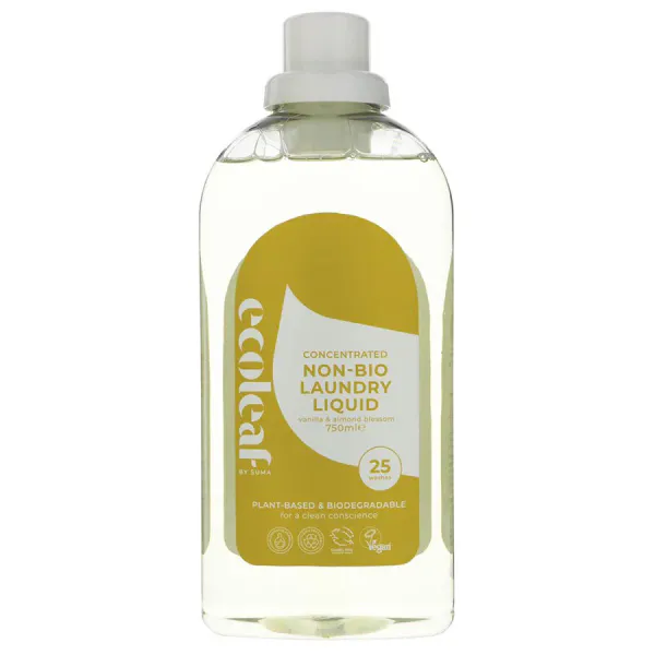 Hovedbilde 750ml Laundry Liquid, Vanilla & Almond Blossom / Ecoleaf by Suma