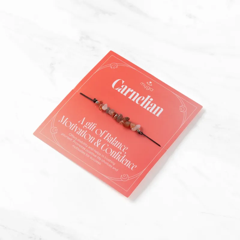 Carnelian armbånd - a gift of balance / Myga