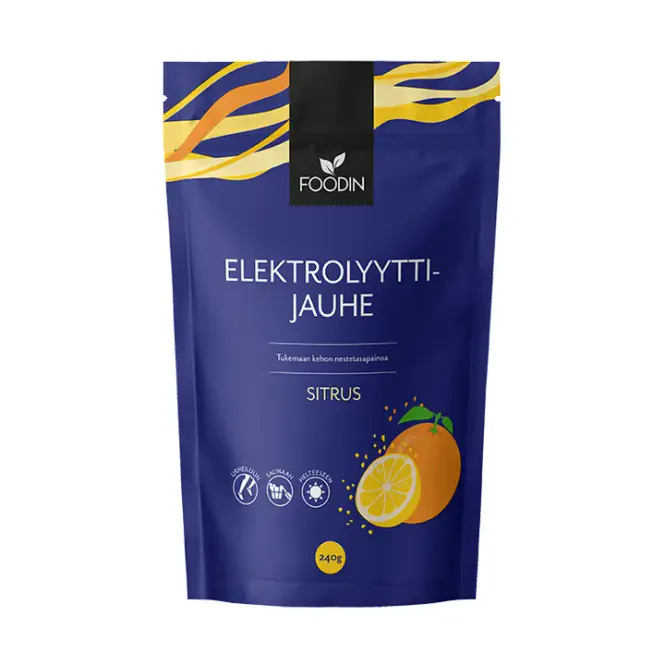Hovedbilde 240g Electrolyte Powder Citrus / FOODIN