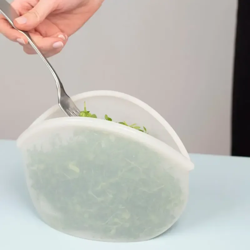 Reusable Hugger Bag 900ml, Clear / Food Huggers