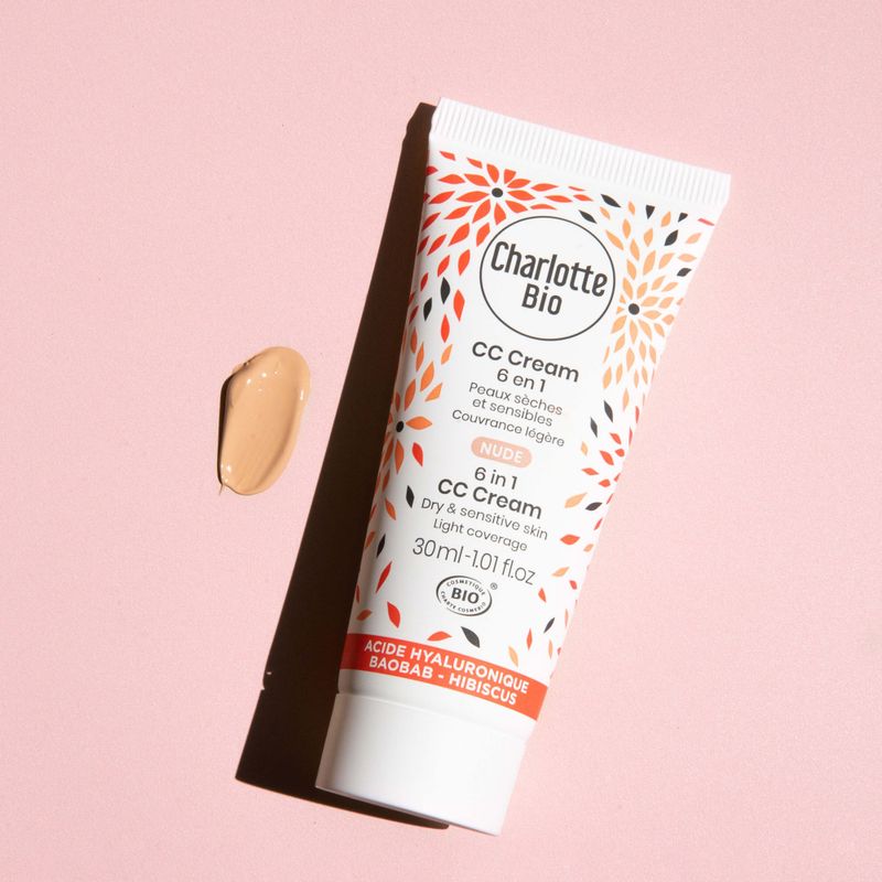Økologisk CC-Cream, 30ml, Nude  / Charlotte Bio 
