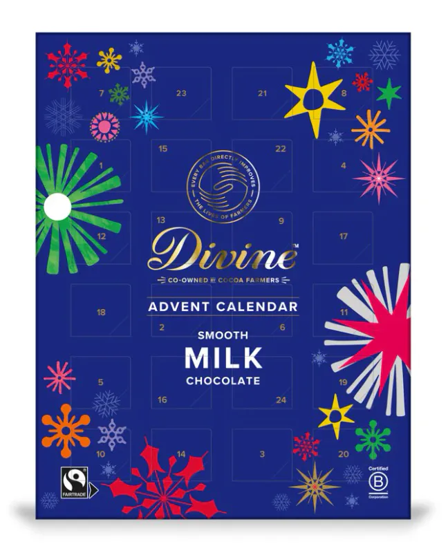 Divine Advent Calendar Smooth Milk Chocolate 85g