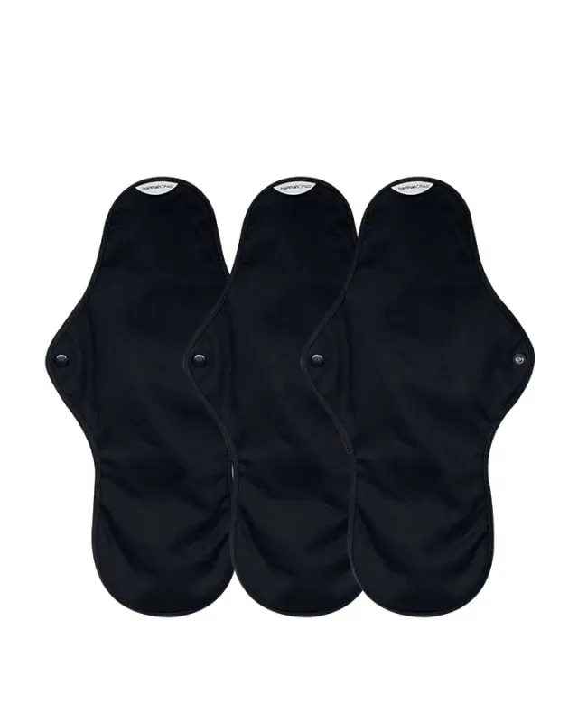 3pk Large tøybind, Sort / The Brand Hannah