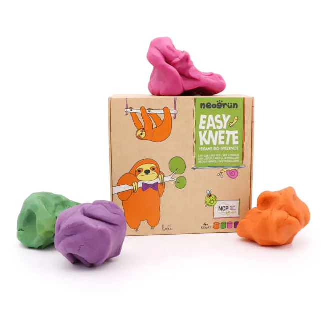 Hovedbilde Naturlig modellkitt 4 x 120g - Dovendyret Loli! / neogrün