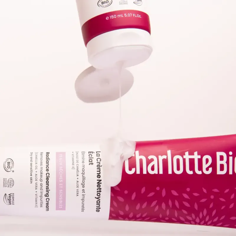 Økologisk rensekrem normal til tørr hud 150ml - Charlotte Bio