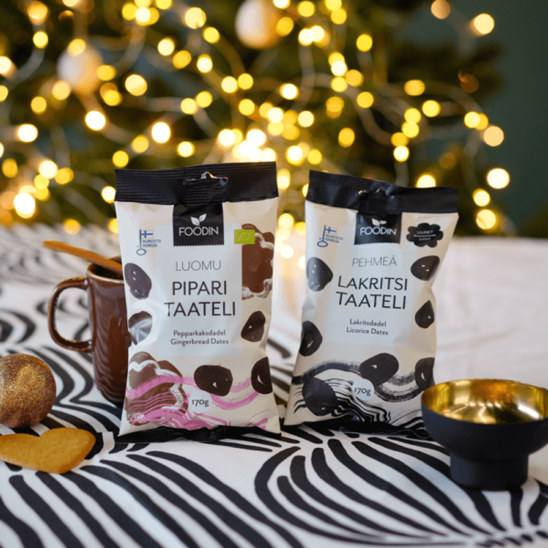 Dadler med lakris 170g / FOODIN