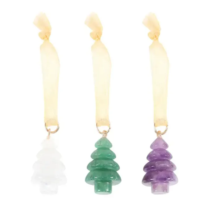 Hovedbilde Crystal Christmas Tree Decorations - Set of 3 / Something Differen