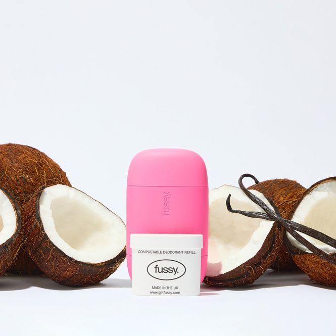 Hovedbilde Fussy Coconut Milk Deodorant Startkit – refillbar, 40 g