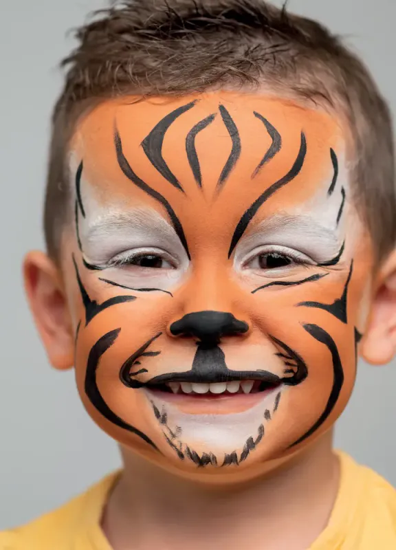 Face painting kit, 4 farger - Tiger, Namaki