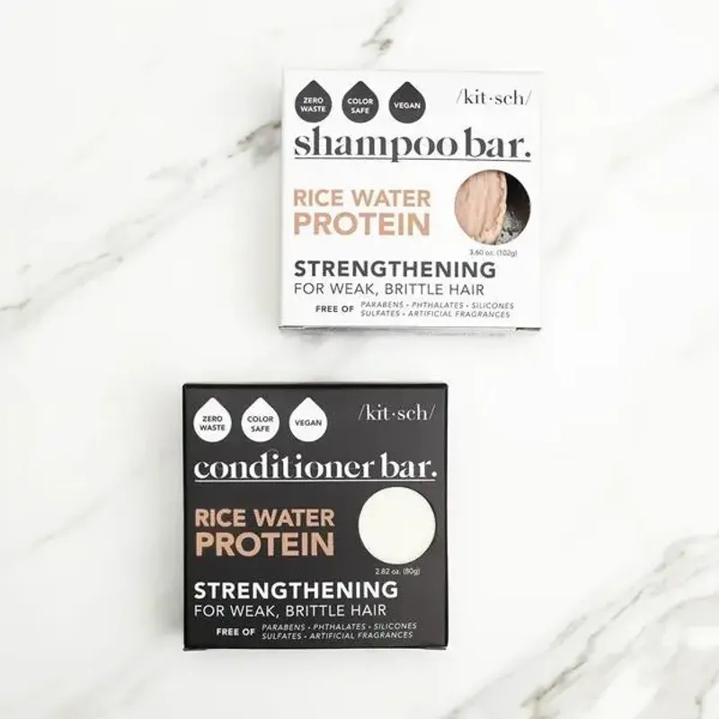 Rice Water Conditioner Bar for Hair Growth 77g / Kitsch