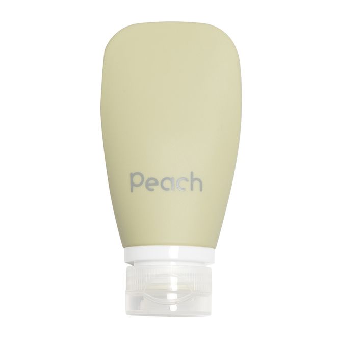 Hovedbilde 90 ml klemmeflaske i silikon, Spring / Peach